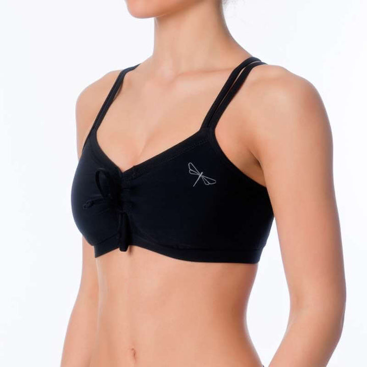 Adjustable sports bra Nella | Sports bra | Color: azure | Women's sports bra | Dragonfly Pole Dance Clothes and Bikram Hot Yoga Outfit