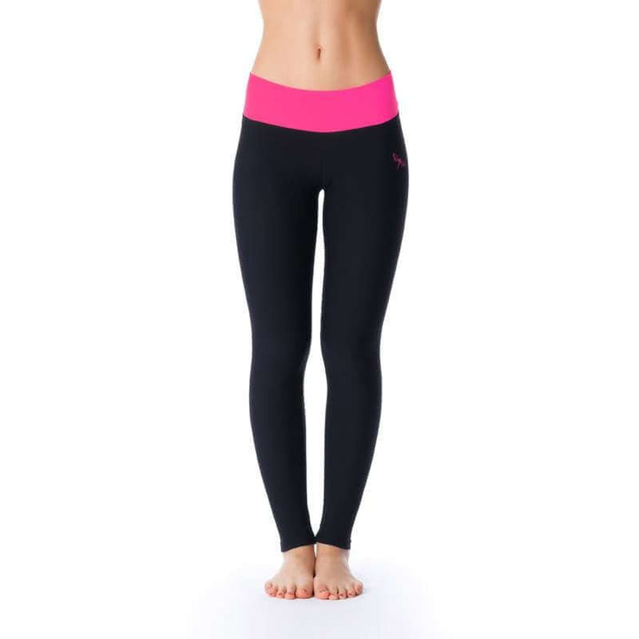 Mid rise leggings Adriana | Leggings | Color: black | Yoga Leggings | Legíny na jógu | Dragonfly Pole Wear and Bikram Hot Yoga Clothes