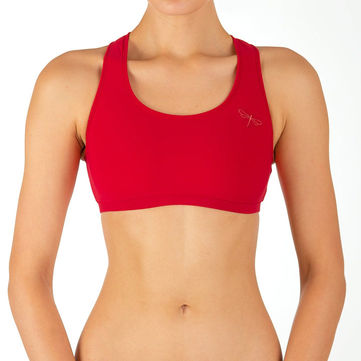 Kiley sports bra Sports bra Dragonfly XS red