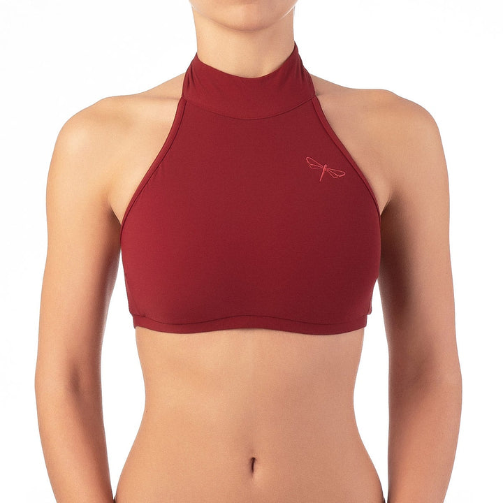 Lisette sports bra Sports bra Dragonfly XS burgundy