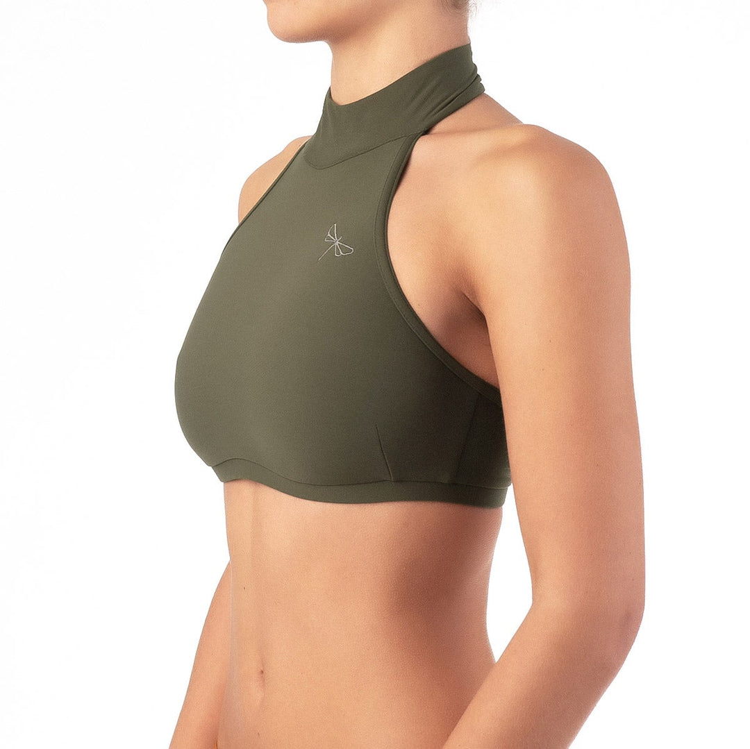 Lisette sports bra Sports bra Dragonfly XS khaki