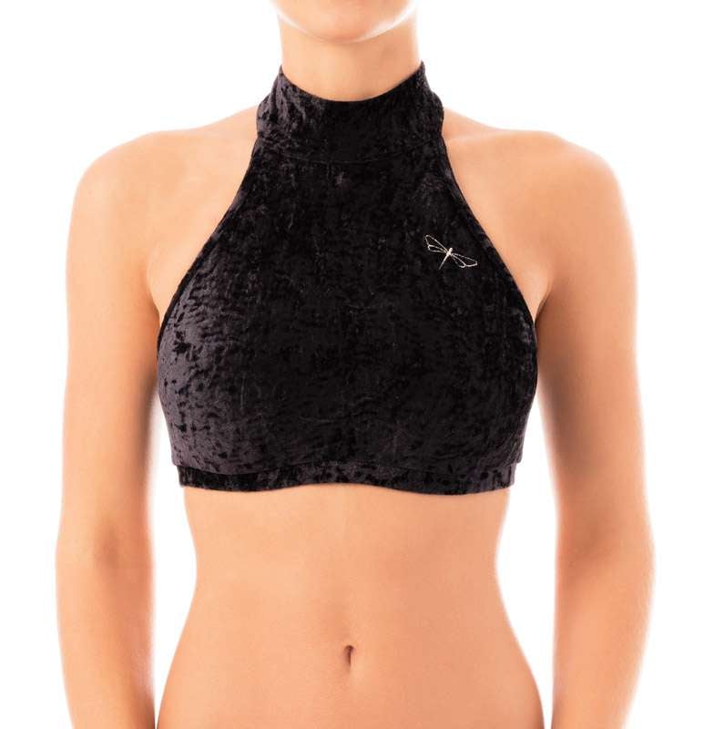 Lisette top velvet Sports bra Dragonfly