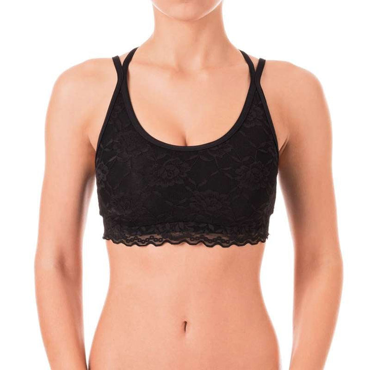 Nicole lace Sports bra Dragonfly XS black lace