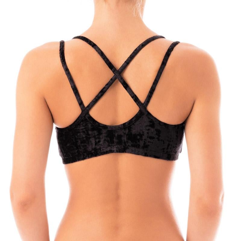 Nicole top velvet Sports bra Dragonfly